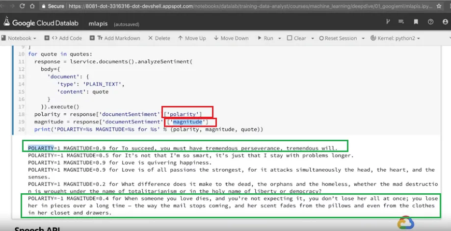 【Google ML】14 - Lab 3 - Machine Learning APIs - (API實作篇) google圖片辨識, 語音辨識, 語言翻譯, 自然語言辨識(NL)