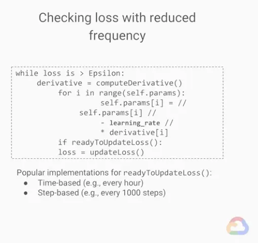 【Google ML】23 - Lesson 9 - 加速ML模型訓練的兩大方法(如何設定batch/檢查loss頻率)、batch size, iteration, epoch的概念和比較