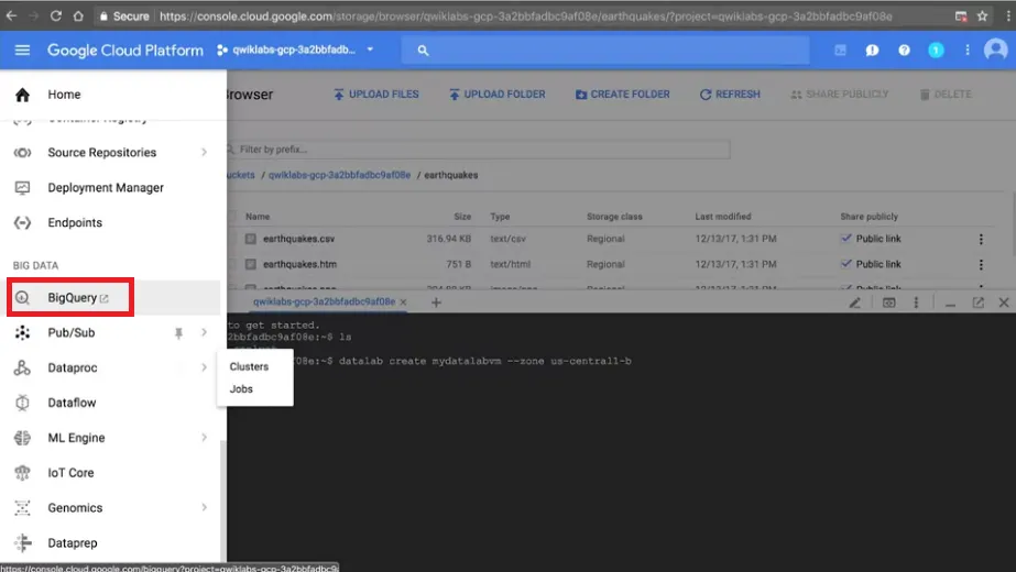 【Google ML】13 - Lab 2 - Analyzing Data using Datalab and BigQuery - 使用 BigQuery與Datalab視覺化分析資料