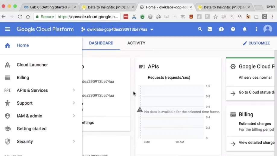 【Google ML】9 - Lab 0 - Intro to Qwiklabs - 每次在google雲端上開始lab前都要的事前準備與注意事項