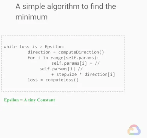 【Google ML】21 - Lesson 7 - 梯度下降法 (Gradient Descent)介紹,使用「梯度下降法」決定ML模型中參數修正的「方向」與「步長(step size)」