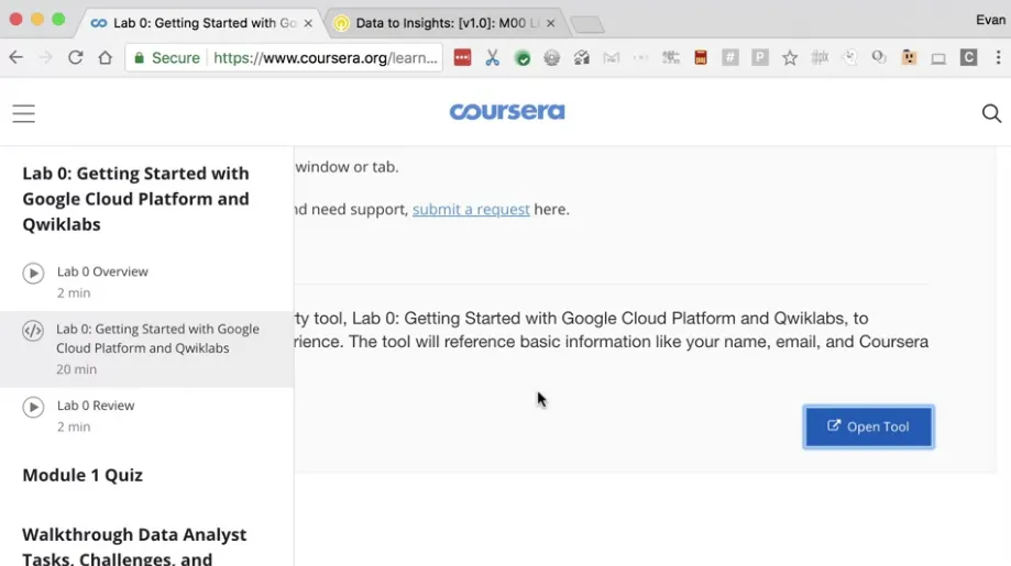 【Google ML】9 - Lab 0 - Intro to Qwiklabs - 每次在google雲端上開始lab前都要的事前準備與注意事項
