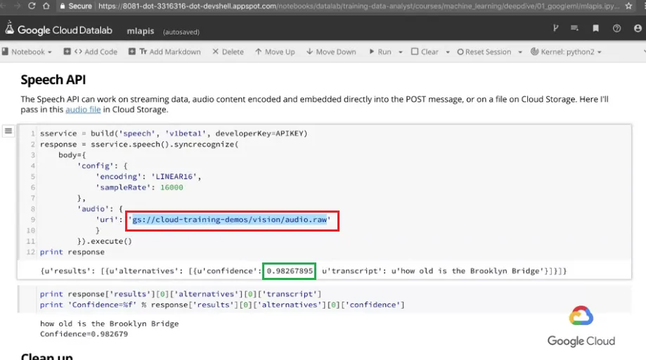 【Google ML】14 - Lab 3 - Machine Learning APIs - (API實作篇) google圖片辨識, 語音辨識, 語言翻譯, 自然語言辨識(NL)