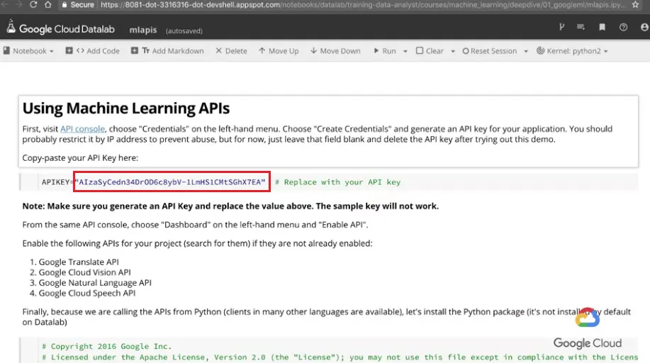 【Google ML】14 - Lab 3 - Machine Learning APIs - (API實作篇) google圖片辨識, 語音辨識, 語言翻譯, 自然語言辨識(NL)