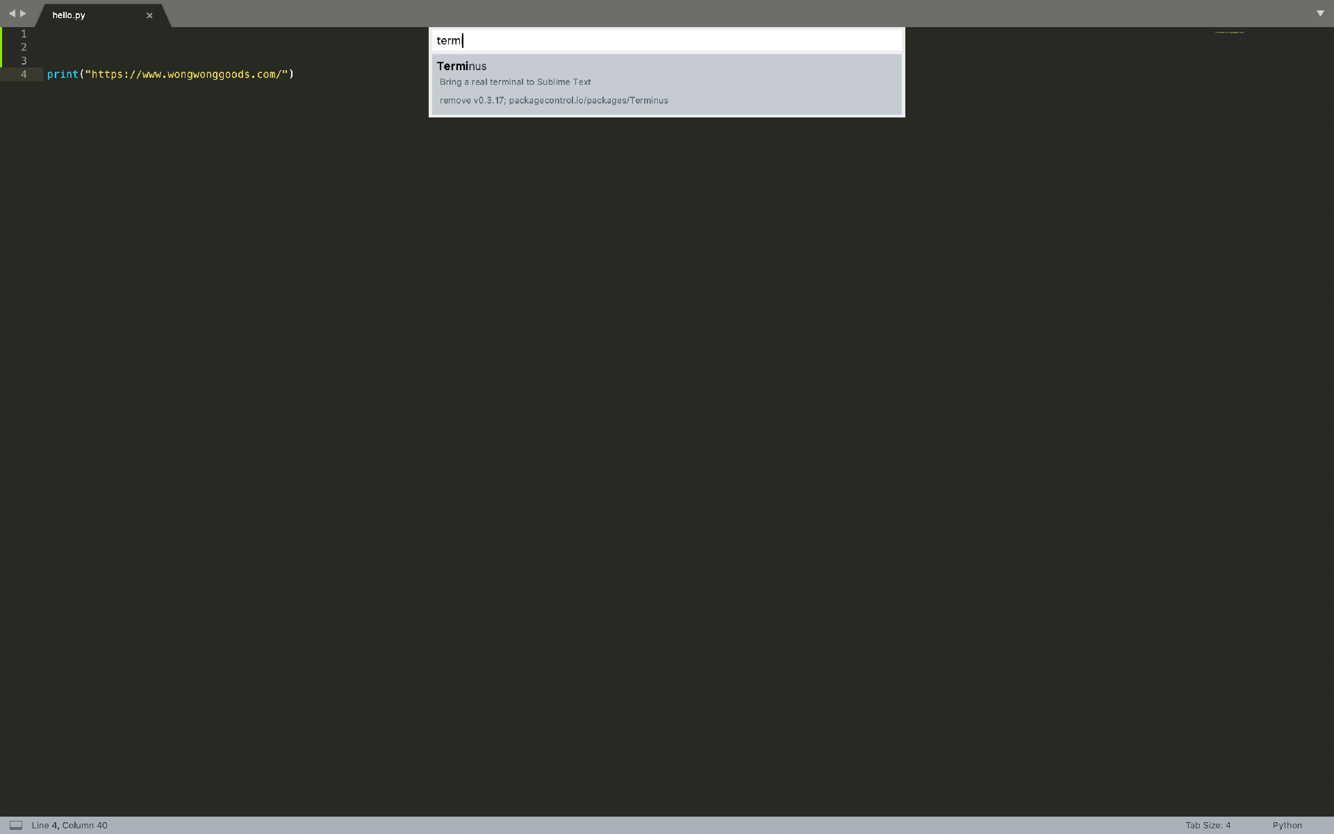 Featured image of post 【Sublime】在 sublime 啟動終端機, Sublime terminal - 圖文教學 安裝/解除安裝 terminus