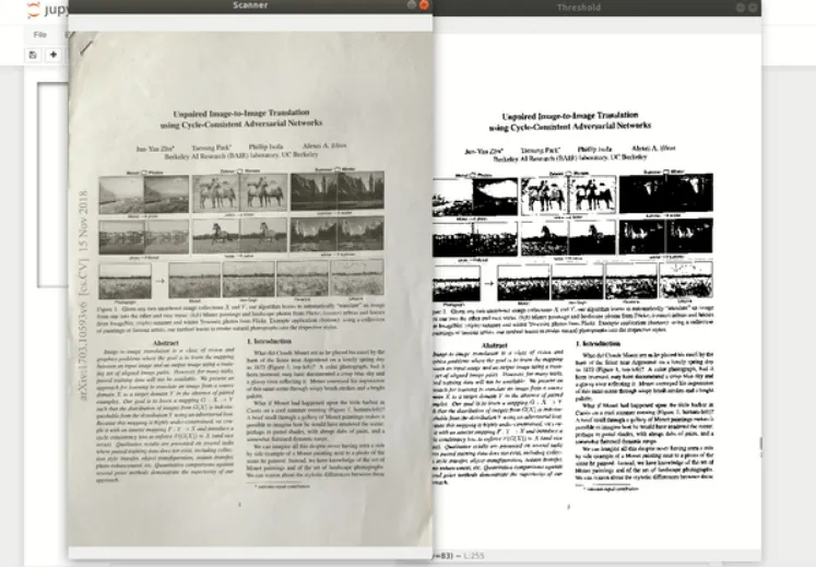 【OpenCV】24 - 綜合運用3,(應用app) 用 OpenCV 來製作一個照片文件掃描機吧! photo scanner 透視投影