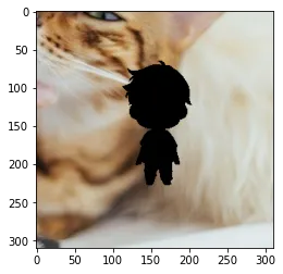 【OpenCV】22 - 綜合運用1,用 OpenCV 來P圖囉! 來運用各種之前學習的各種東西吧! merge two images