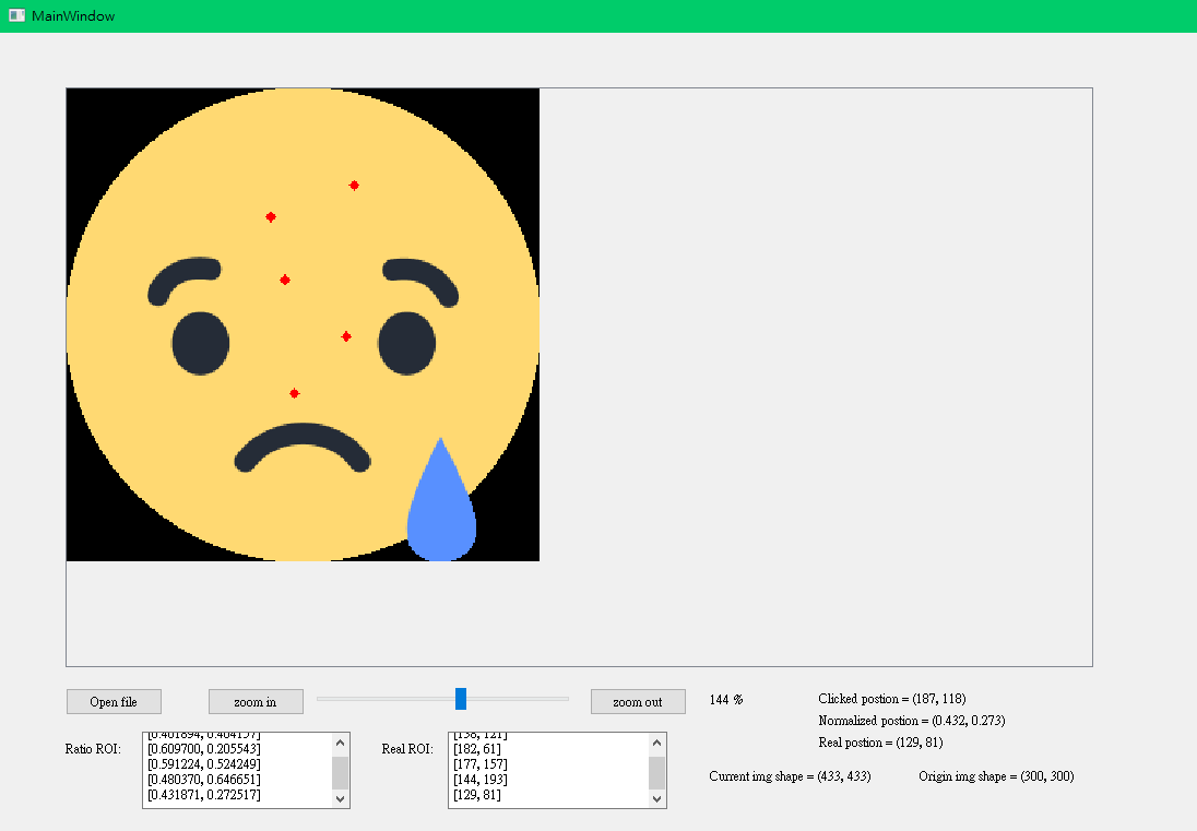 Featured image of post 【PyQt5】Day 17 / Project 製作標註 roi 工具, 開始導入 OpenCV 作為繪圖引擎, 在圖上畫點並顯示座標